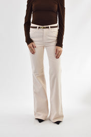 Pantalone velluto coste zampa