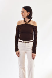 Maglia cut out gioiello