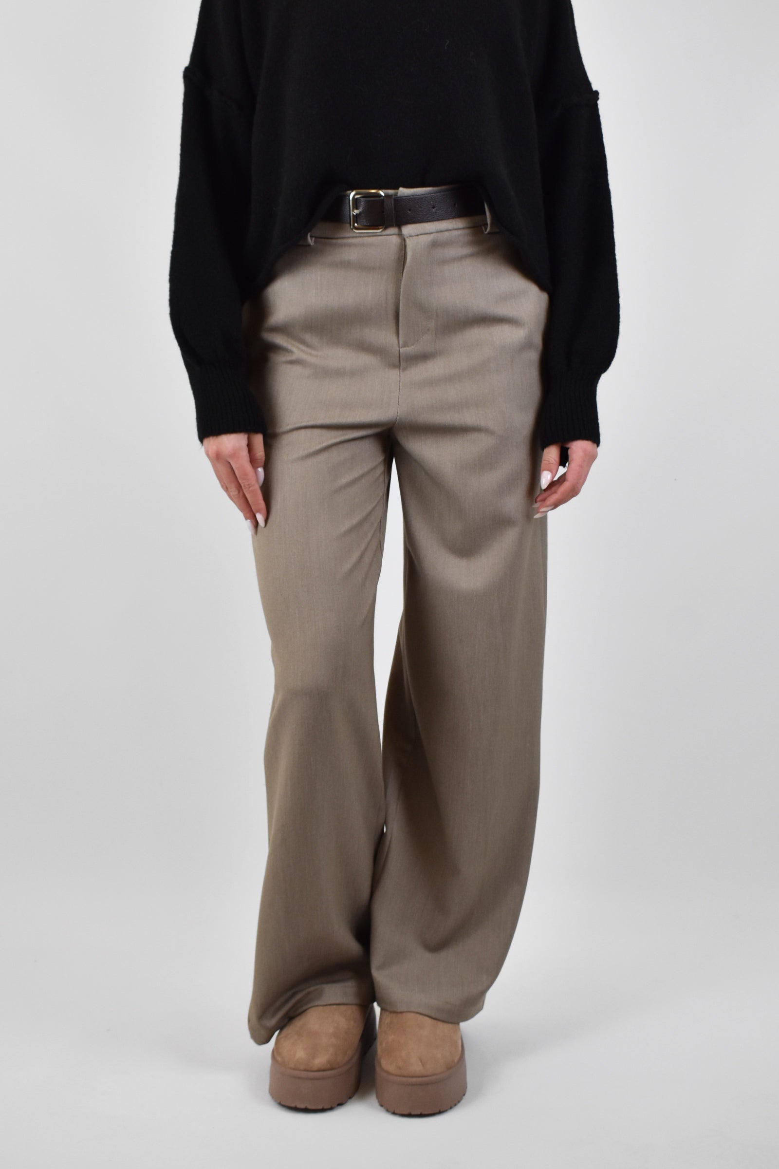 Pantalone palazzo elastico