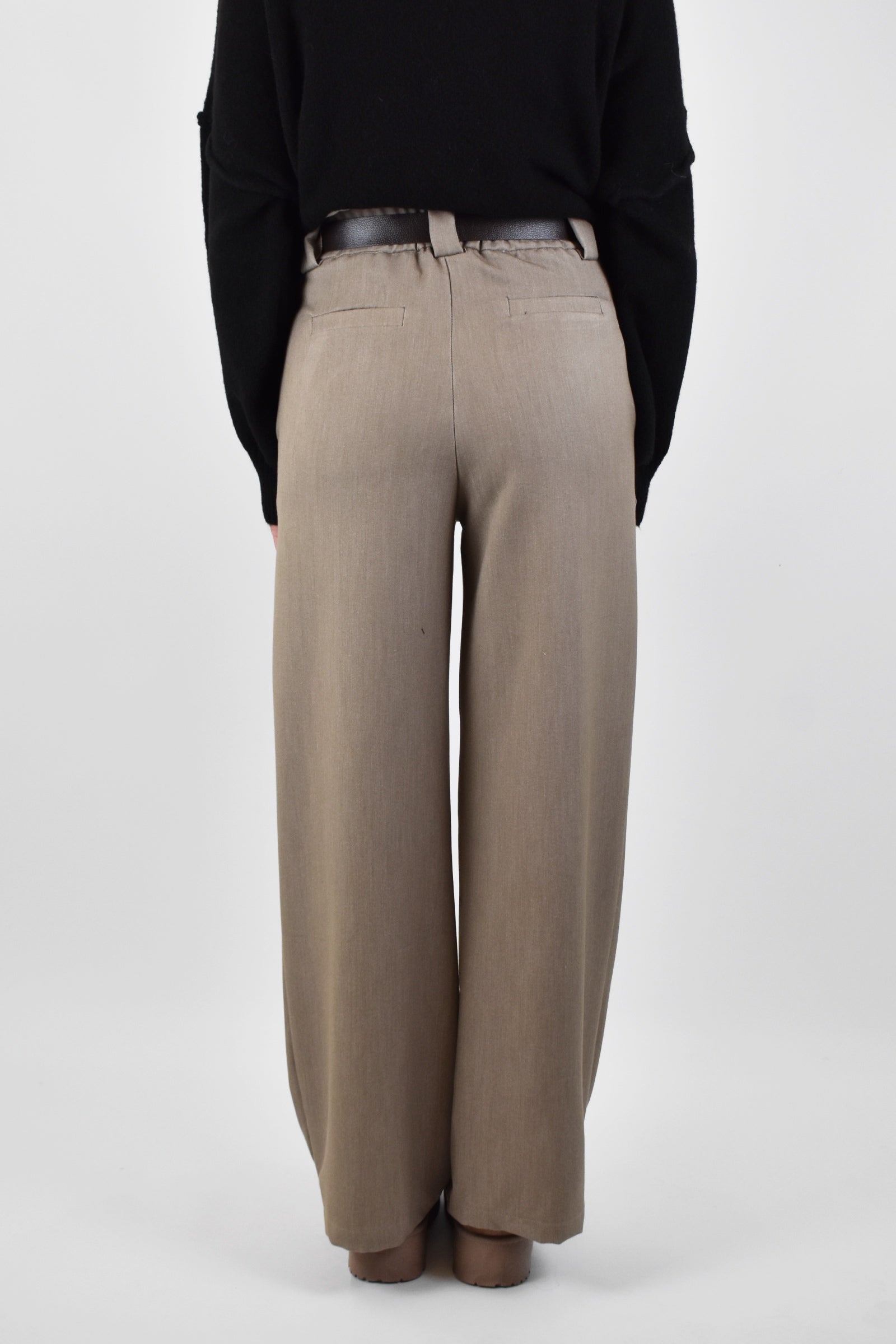 Pantalone palazzo elastico