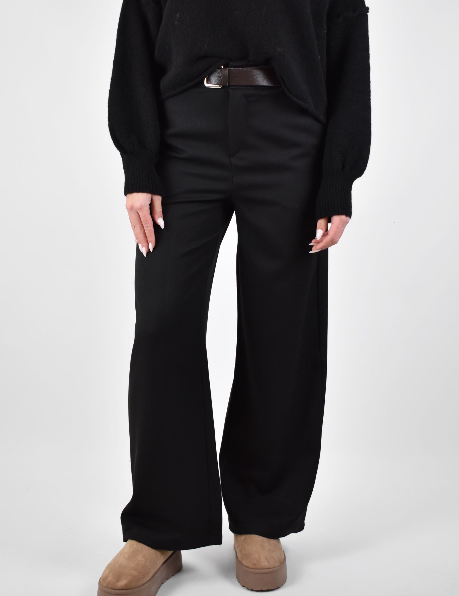 Pantalone palazzo elastico