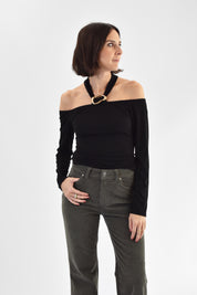 Maglia cut out gioiello