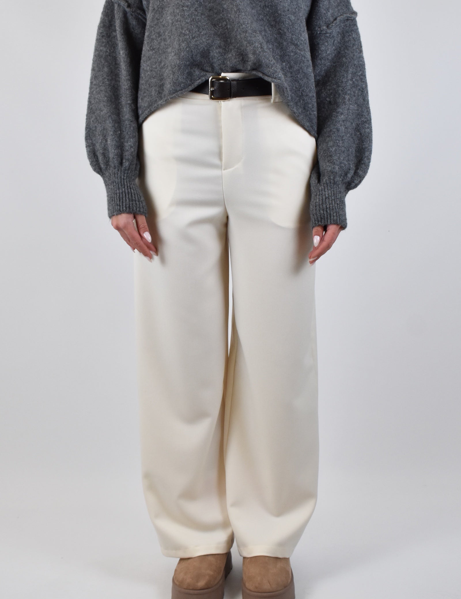 Pantalone palazzo elastico