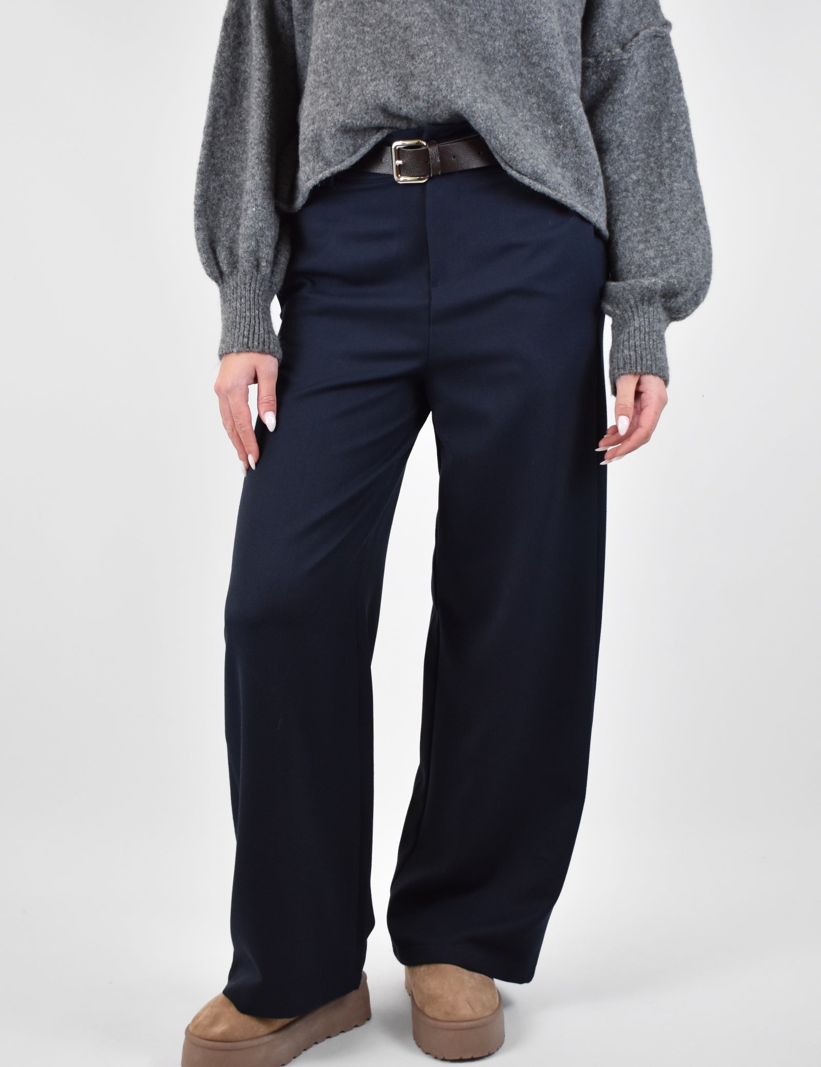 Pantalone palazzo elastico