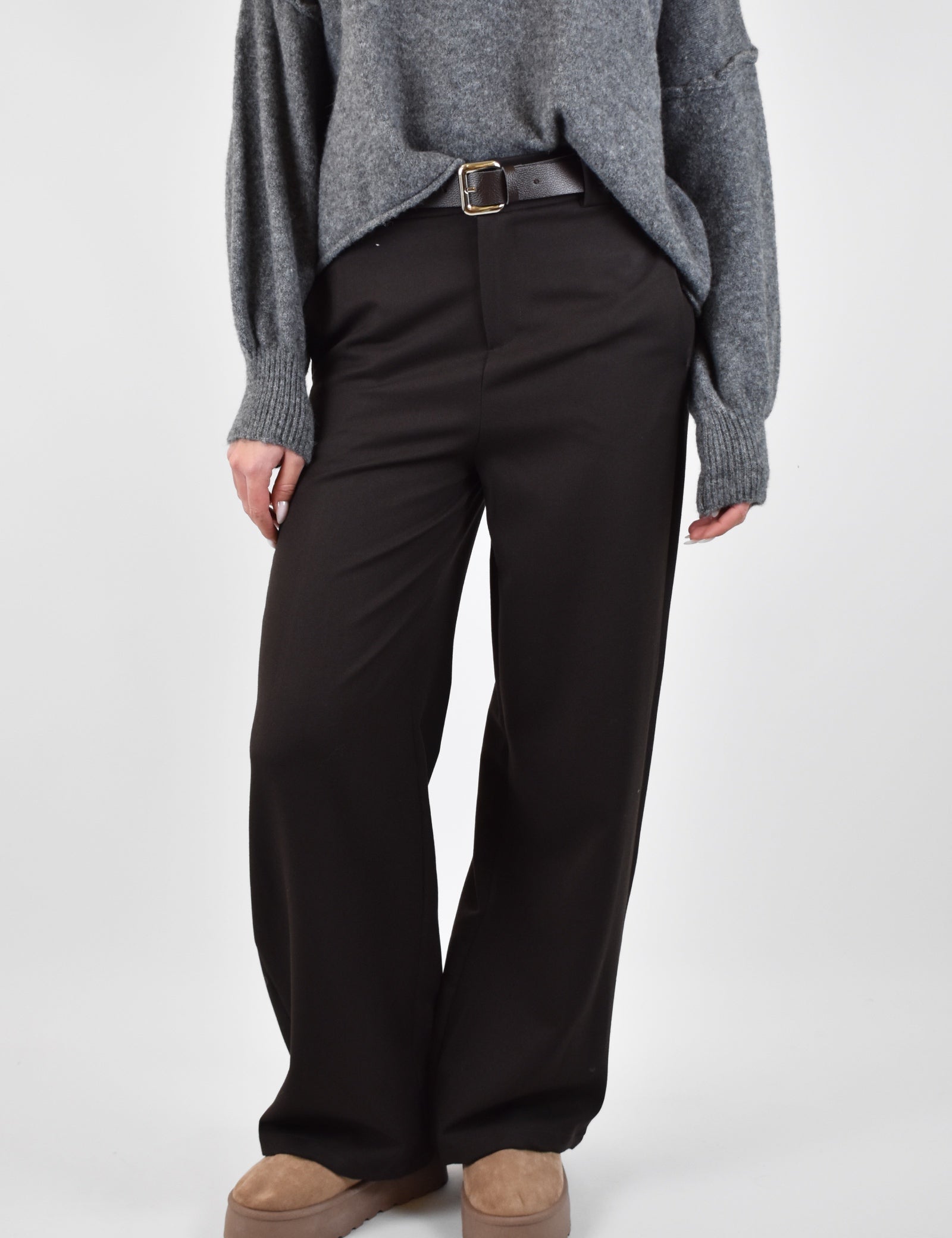 Pantalone palazzo elastico