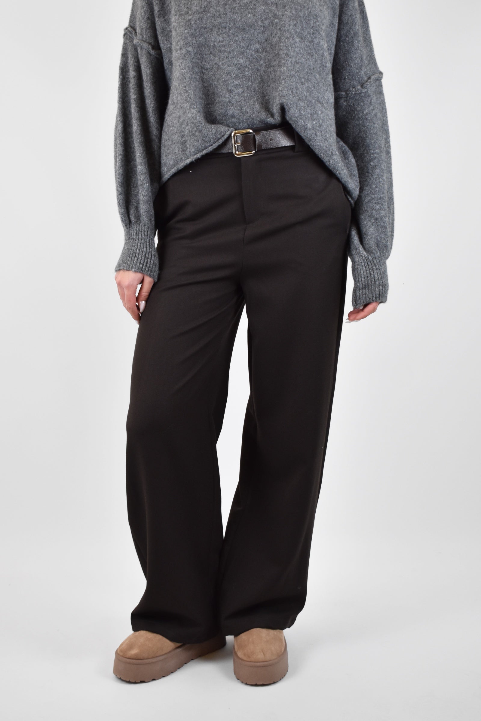 Pantalone palazzo elastico