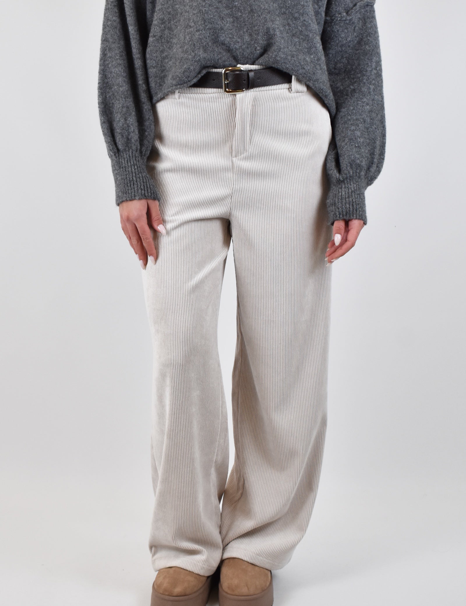 Pantalone velluto palazzo