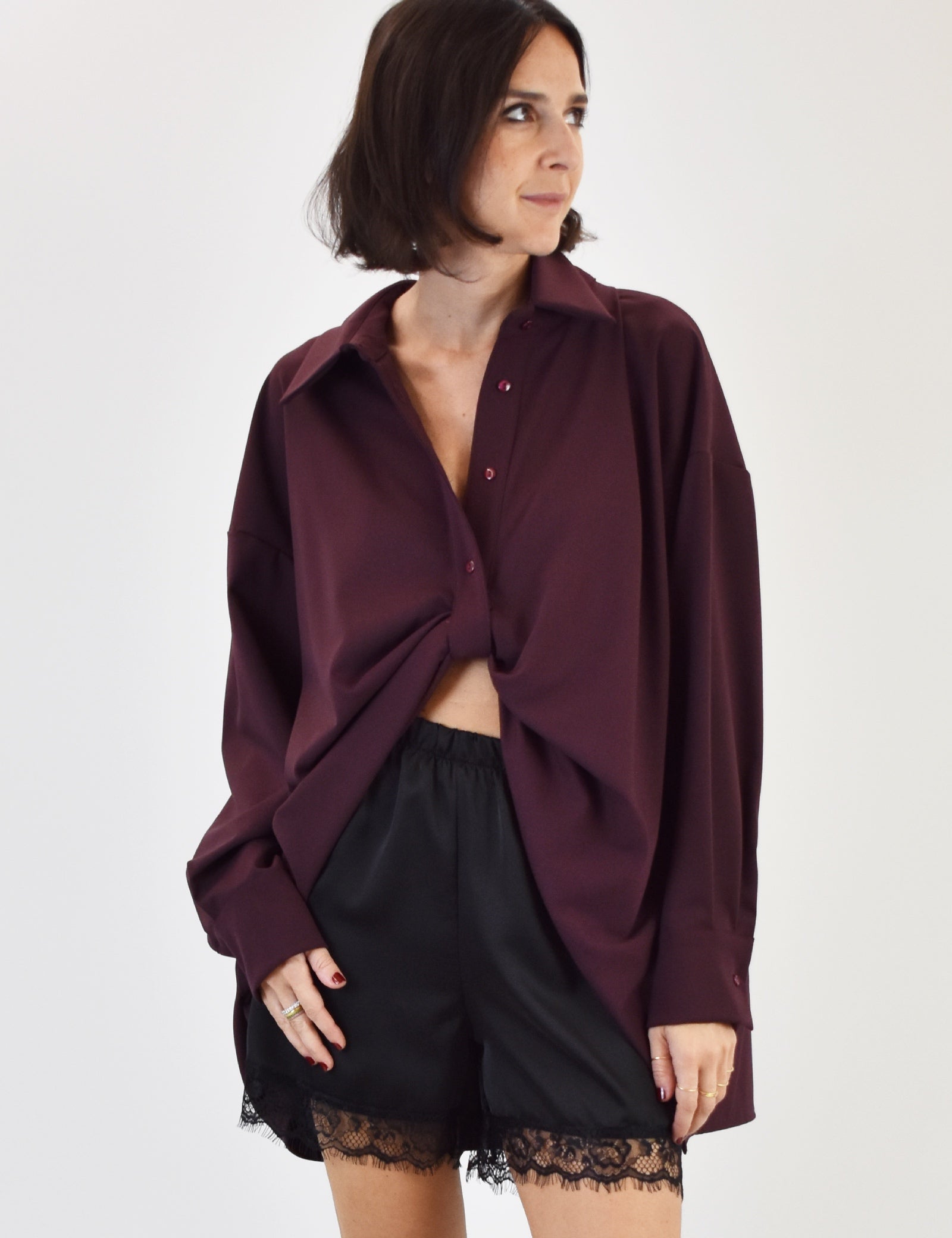 Short pizzo lingerie