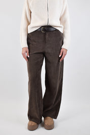 Pantalone velluto palazzo