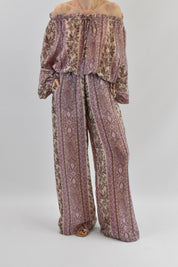 Pantalone fantasia fiocchi