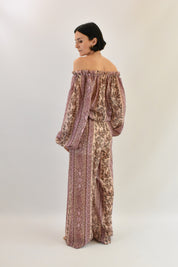 Pantalone fantasia fiocchi