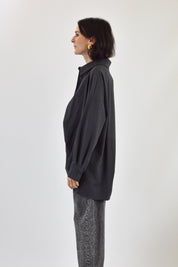 Camicia oversize annodata