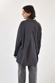 Camicia oversize annodata