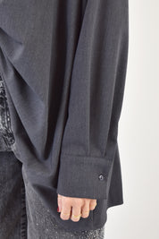 Camicia oversize annodata