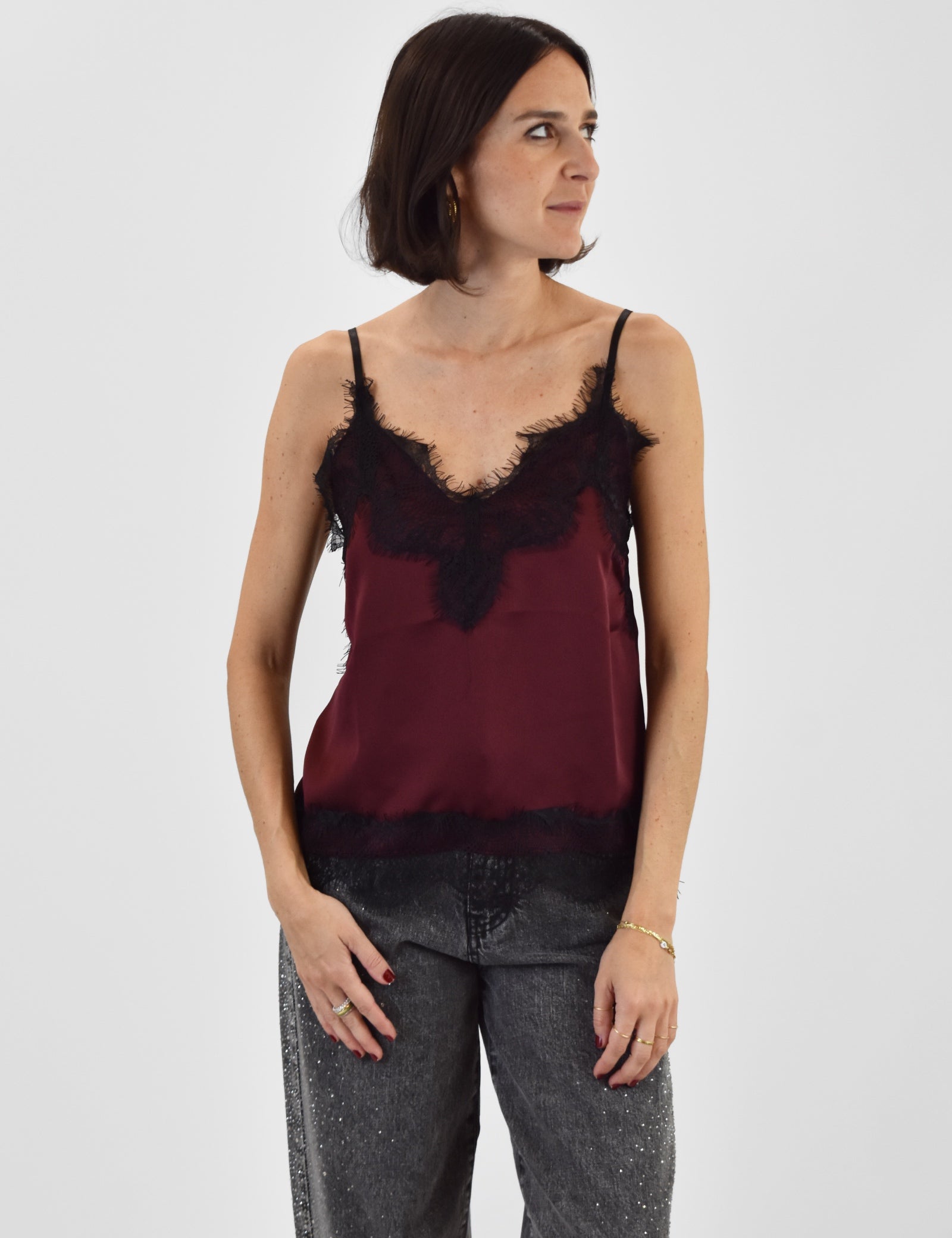 Top pizzo lingerie
