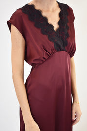 Abito raso pizzo lingerie