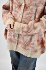 Cardigan jaquard fantasia