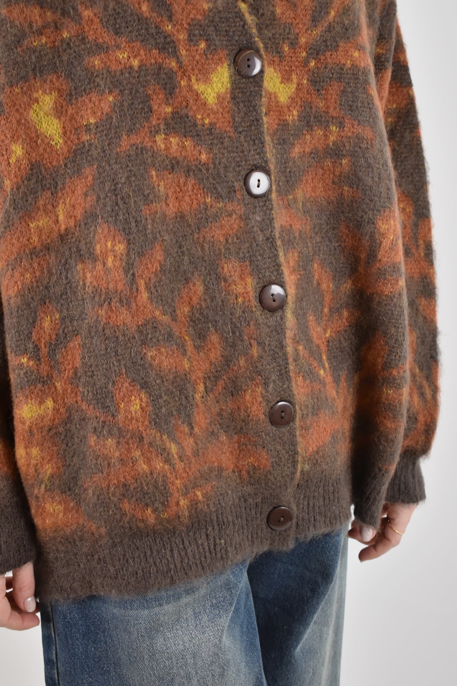 Cardigan jaquard fantasia