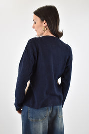 Maglia girocollo rombi