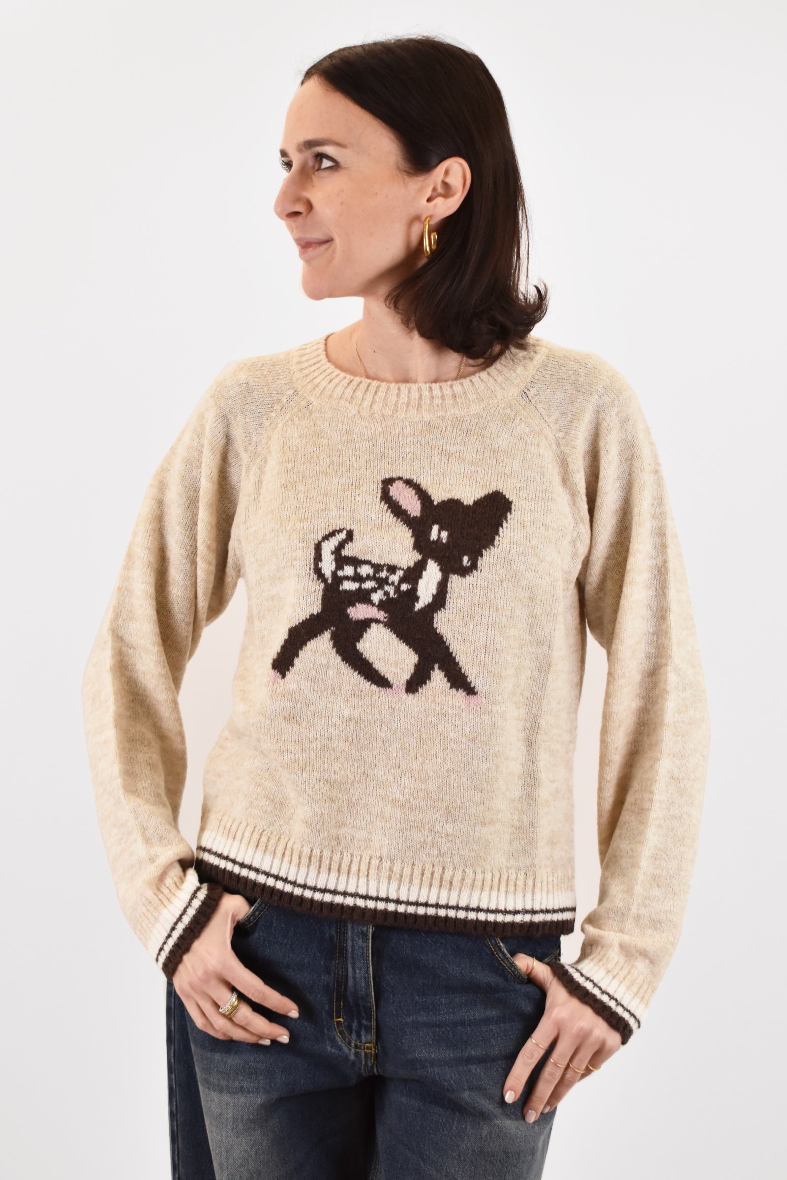 Maglia girocollo BAMBI
