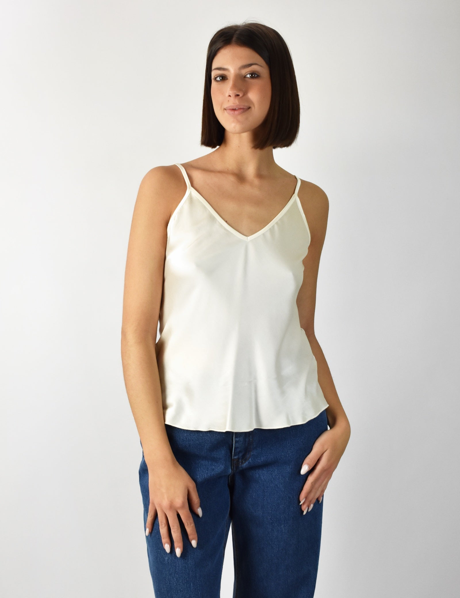 Top raso viscosa
