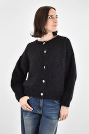 Cardigan gioiello mohair