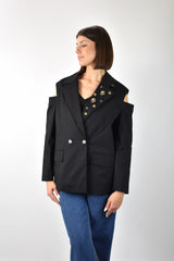 Blazer manica cut out spille