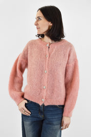 Cardigan gioiello mohair