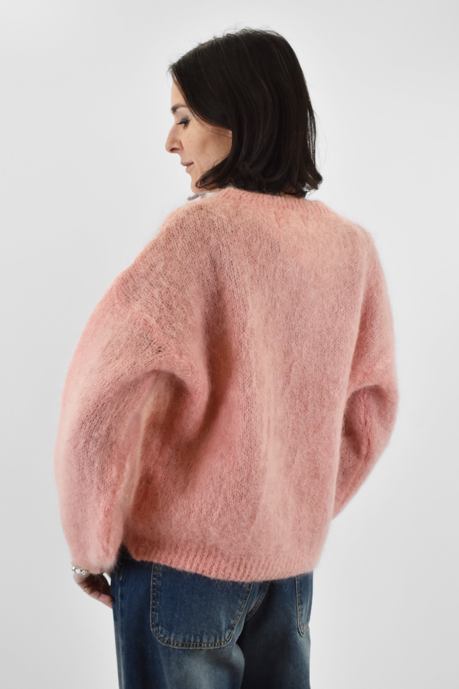 Cardigan gioiello mohair