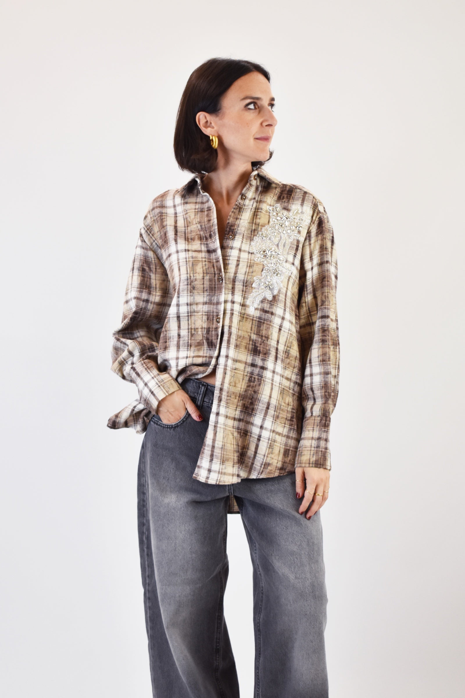 Camicia flanella gioiello