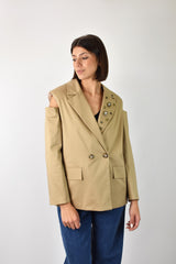 Blazer manica cut out spille