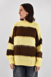 Maglia girocollo riga