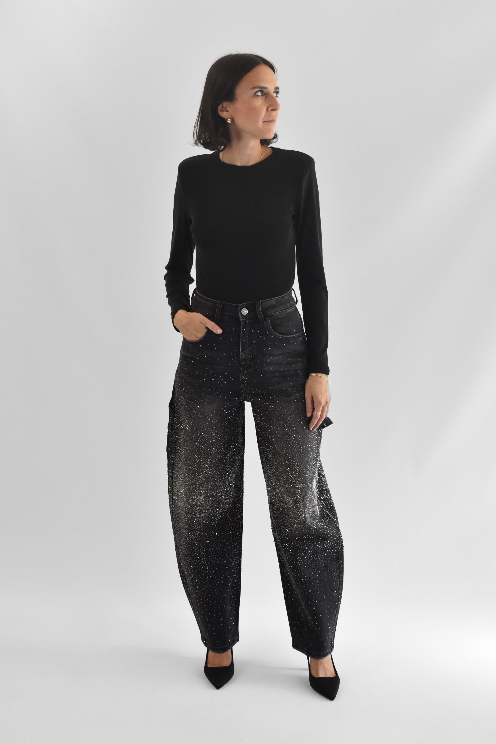 Denim worker STRASS