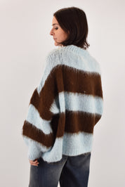 Maglia girocollo riga