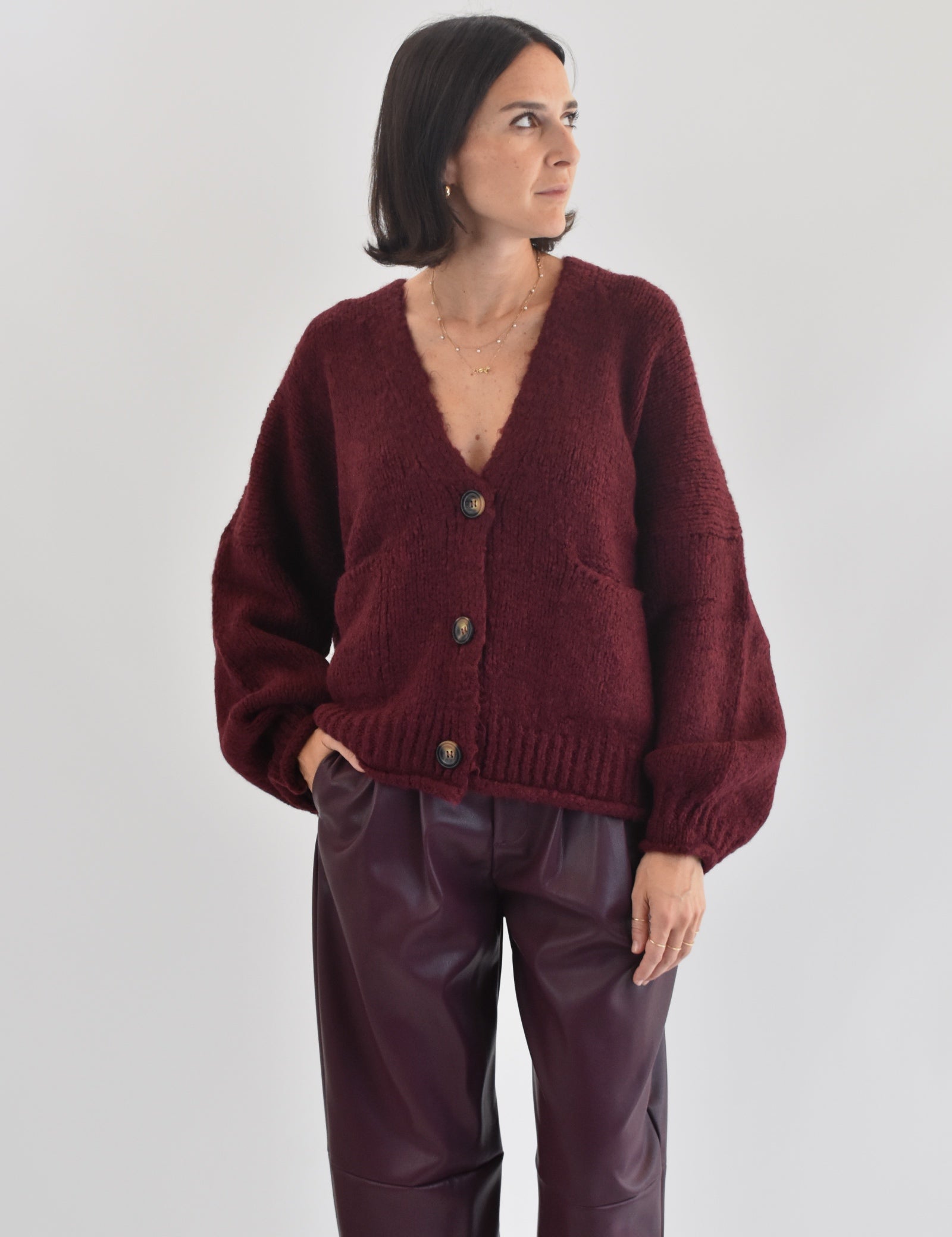 Cardigan 3 bottoni