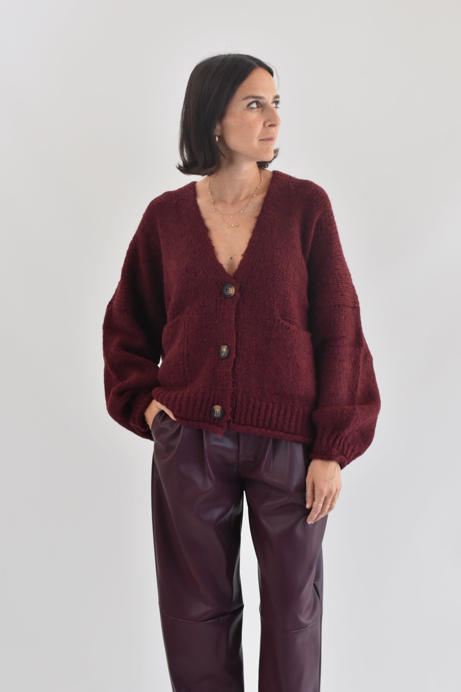 Cardigan 3 bottoni
