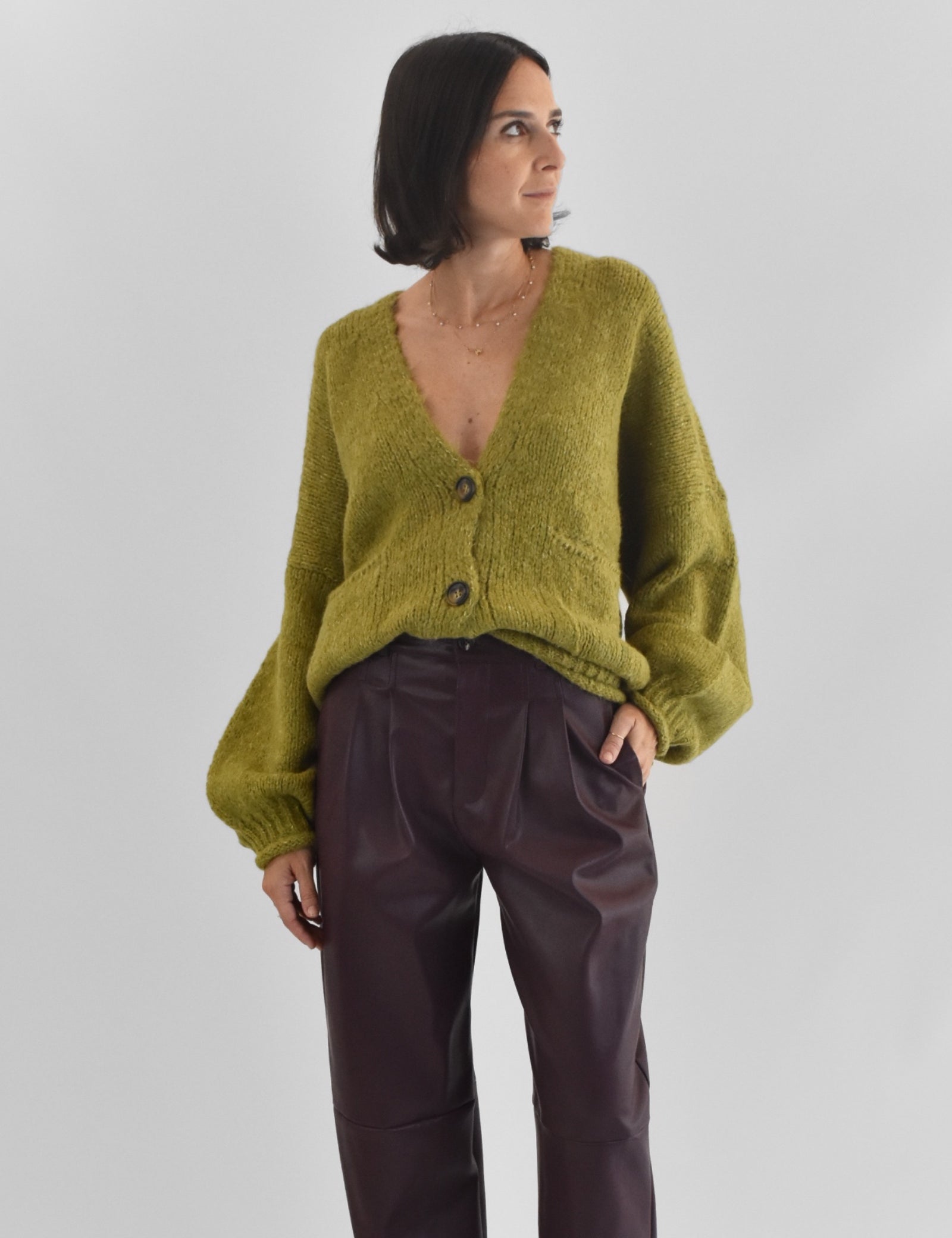 Cardigan 3 bottoni