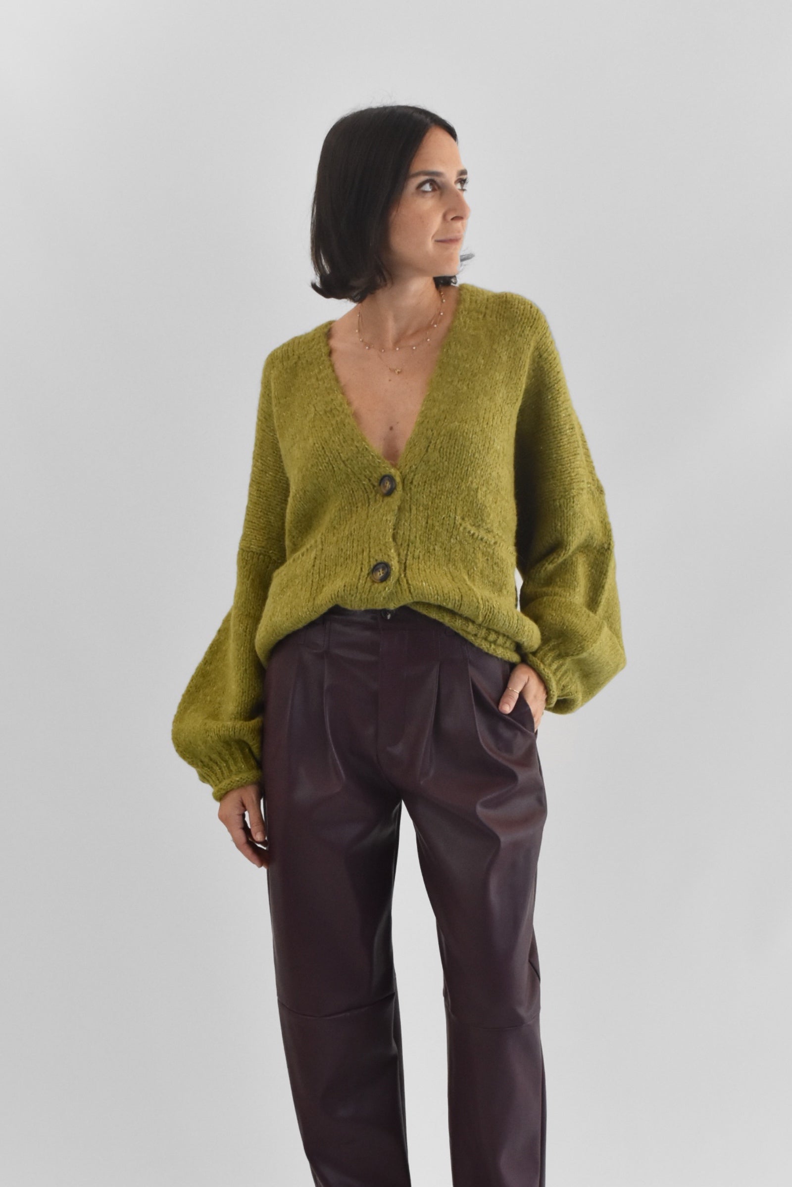 Cardigan 3 bottoni