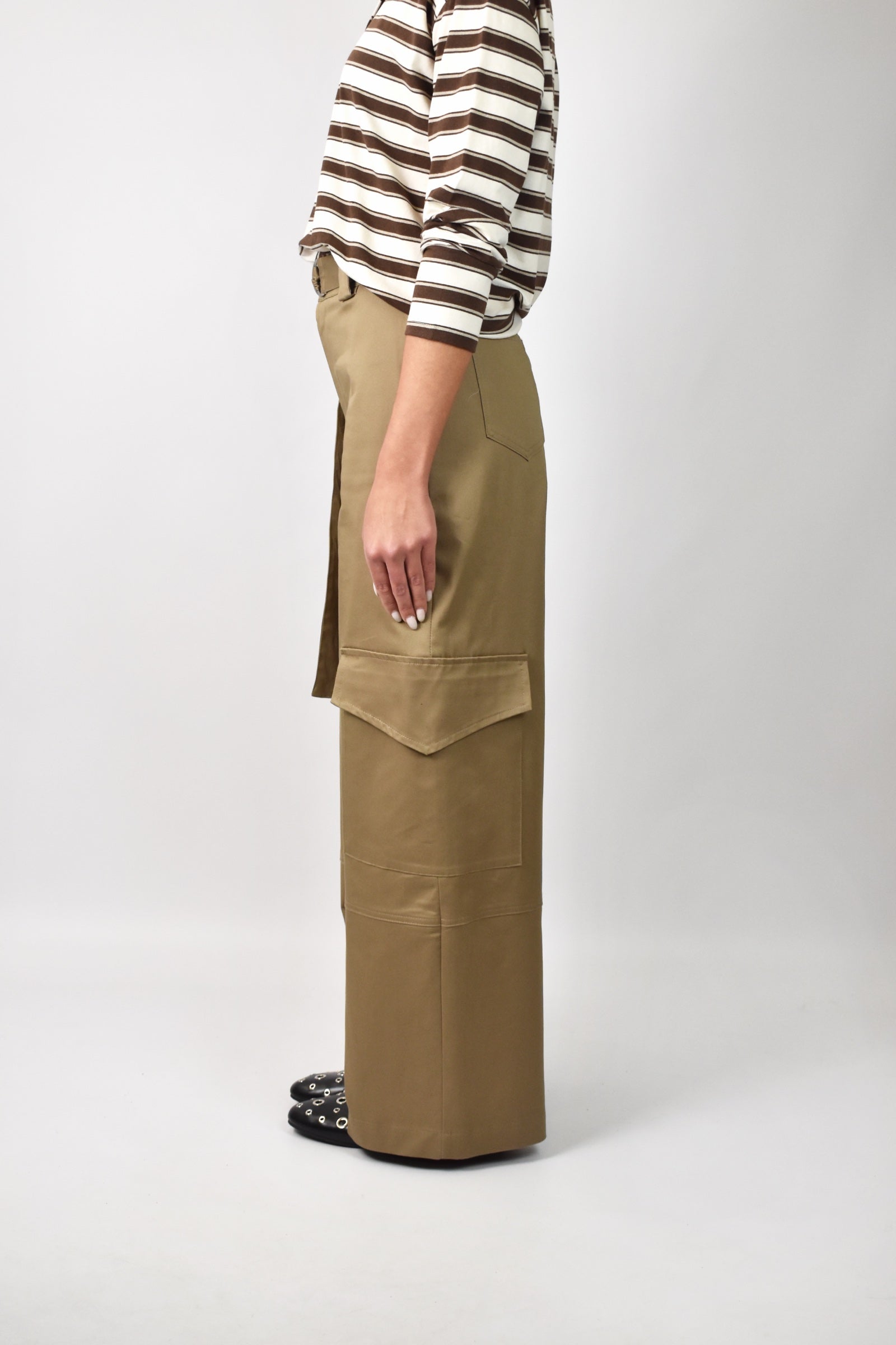 Pantalone cargo cotone