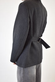 Giacca maxi spalla martingala