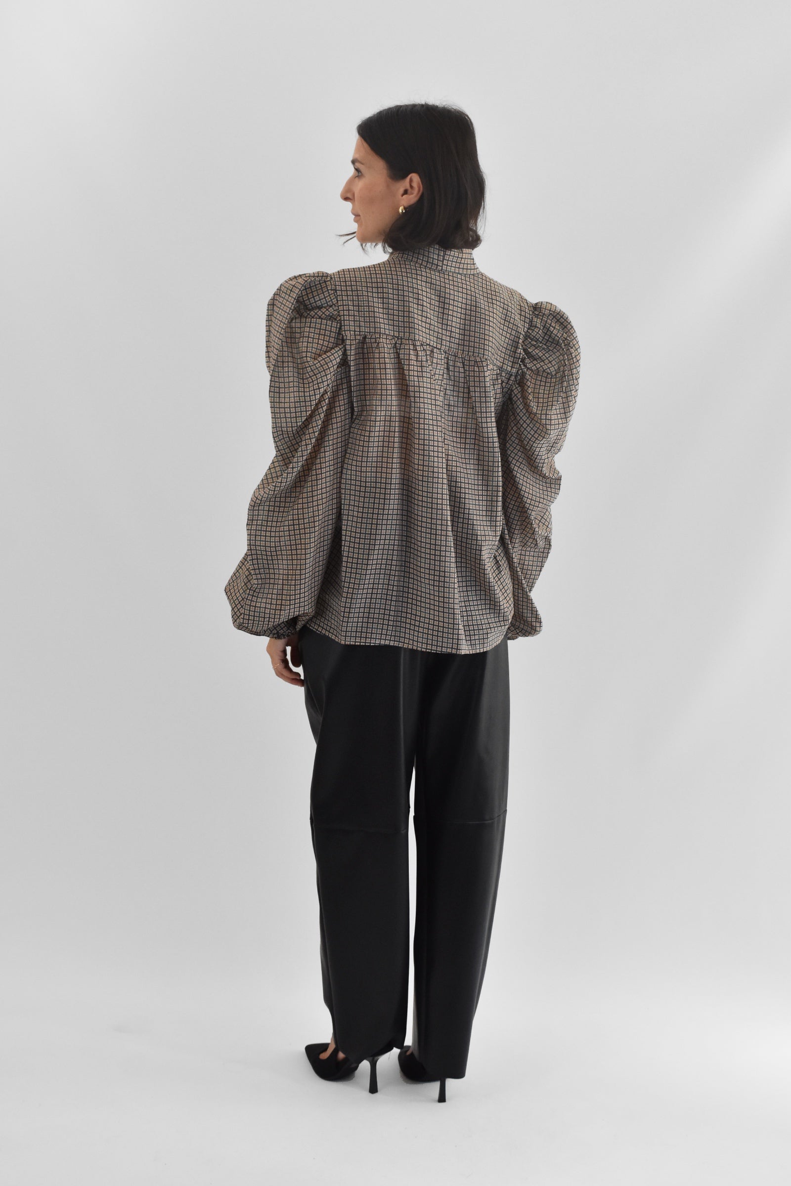 Blusa fusciacca quadretti
