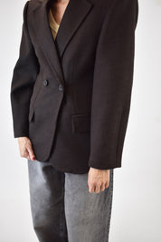 Giacca maxi spalla martingala