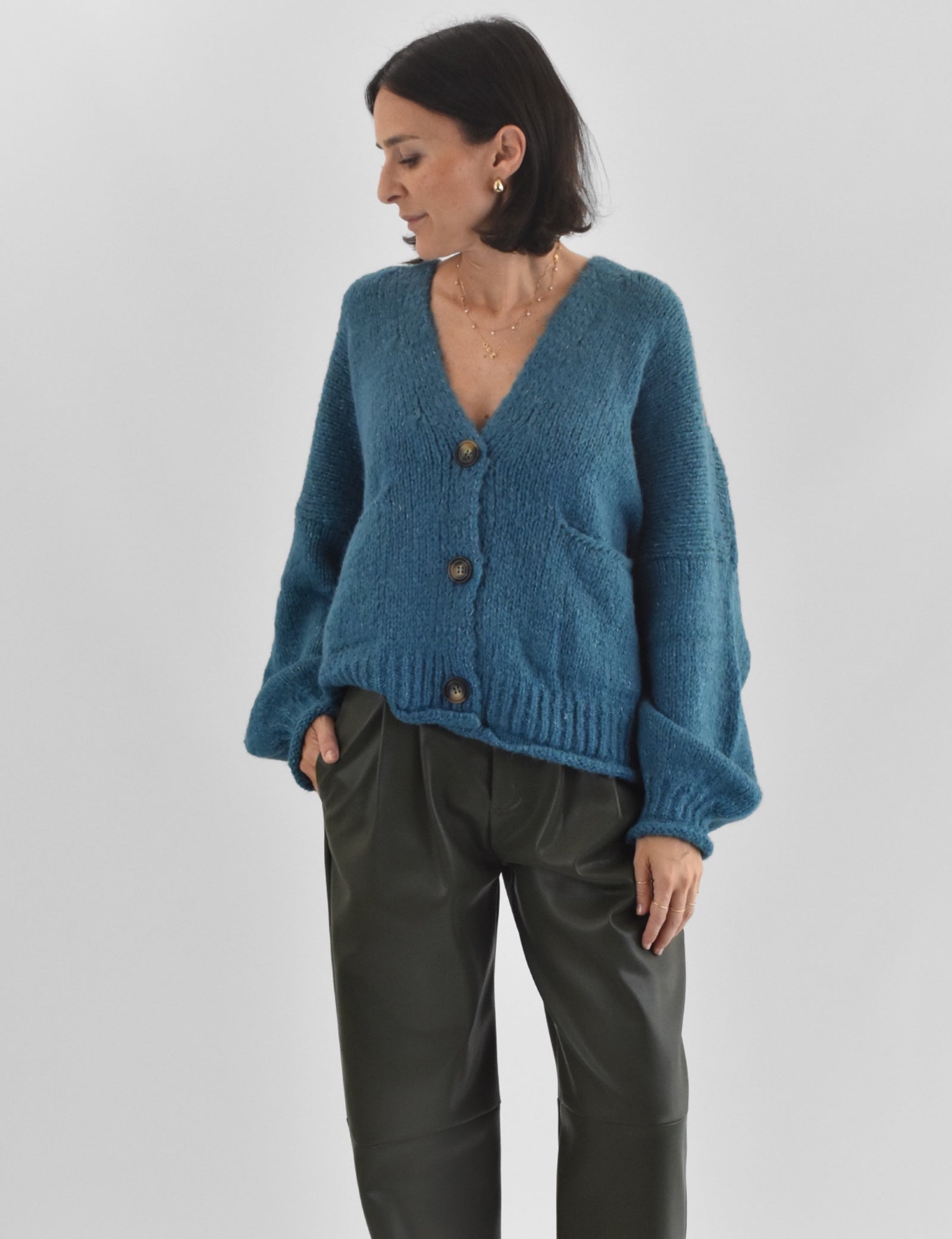Cardigan 3 bottoni