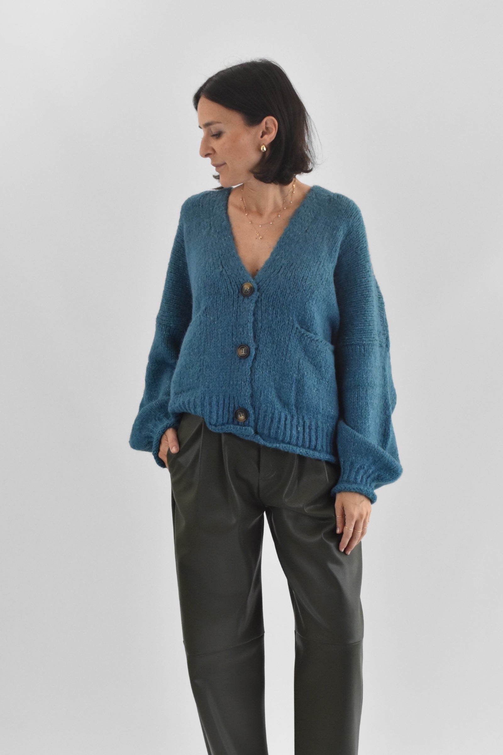 Cardigan 3 bottoni