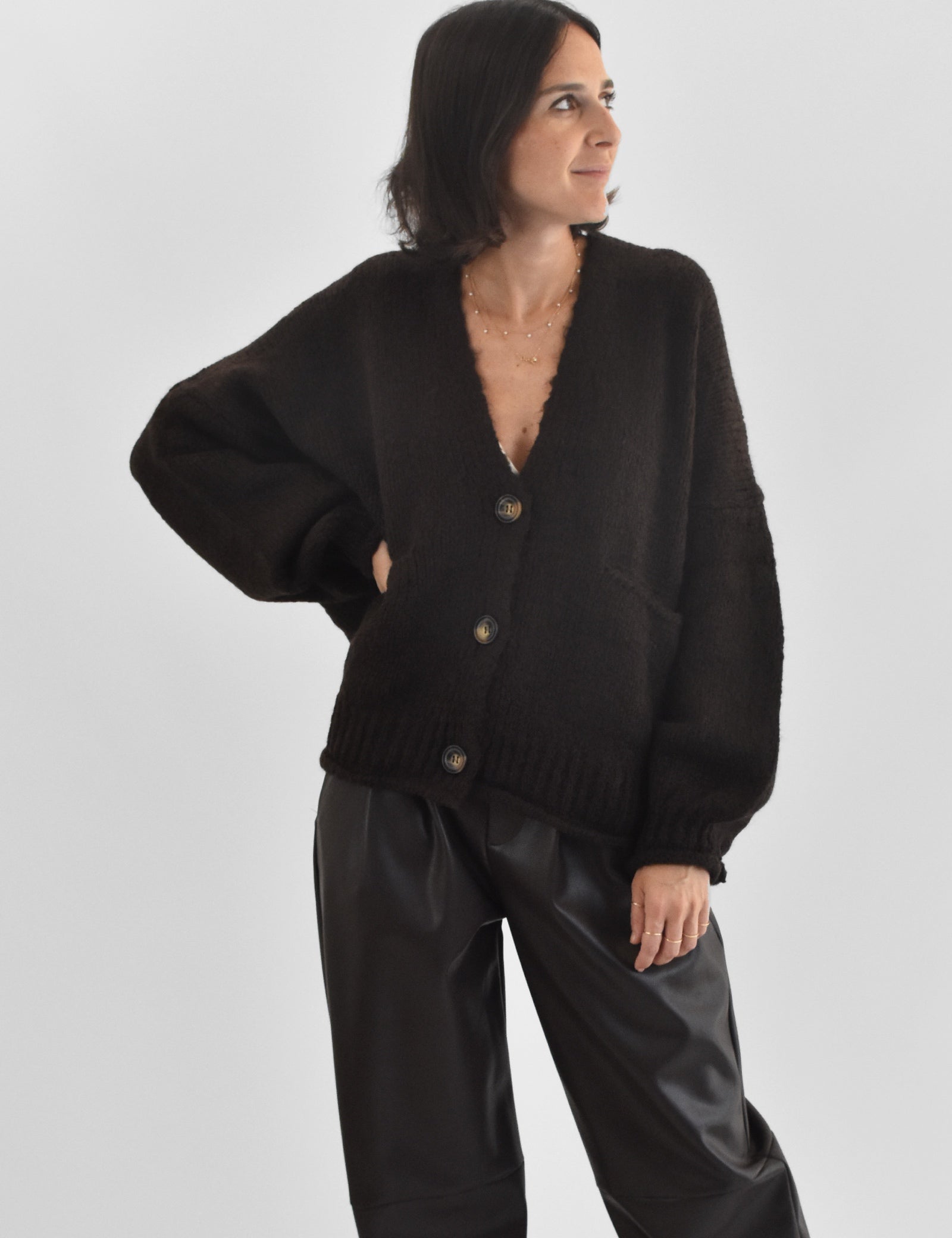 Cardigan 3 bottoni