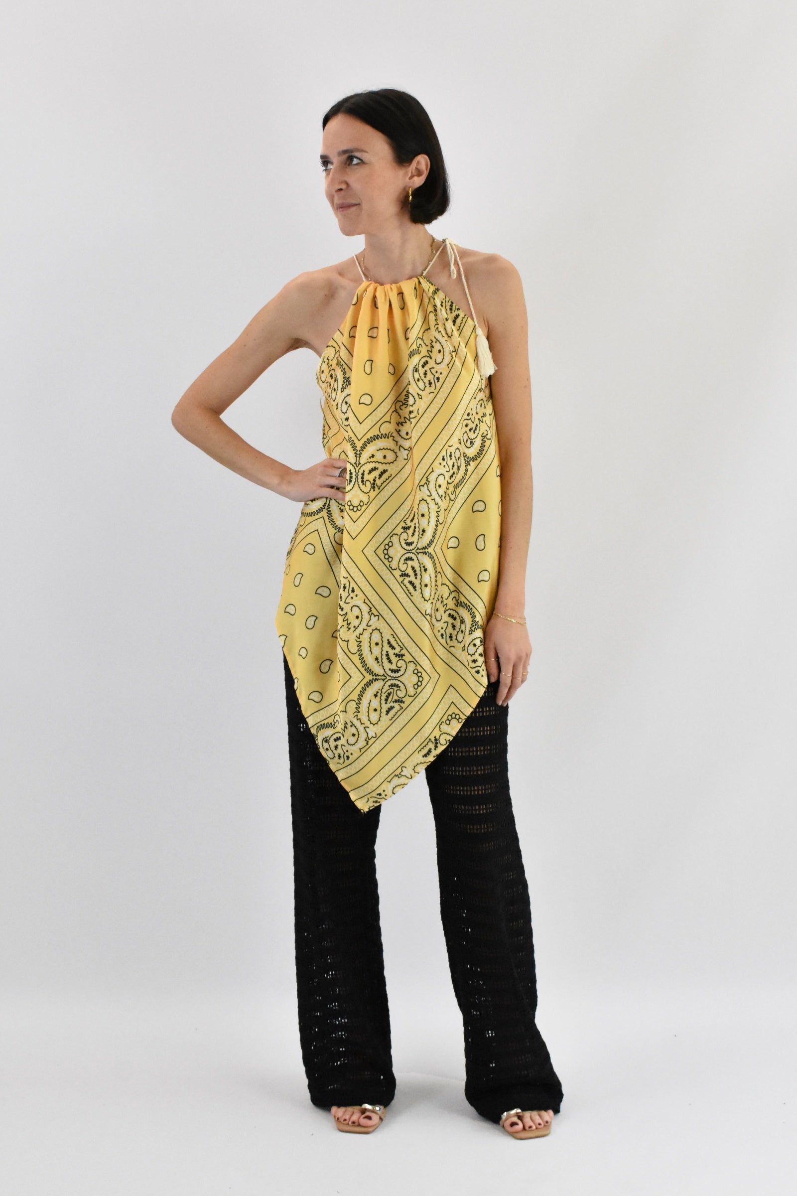 Top fazzoletto bandana