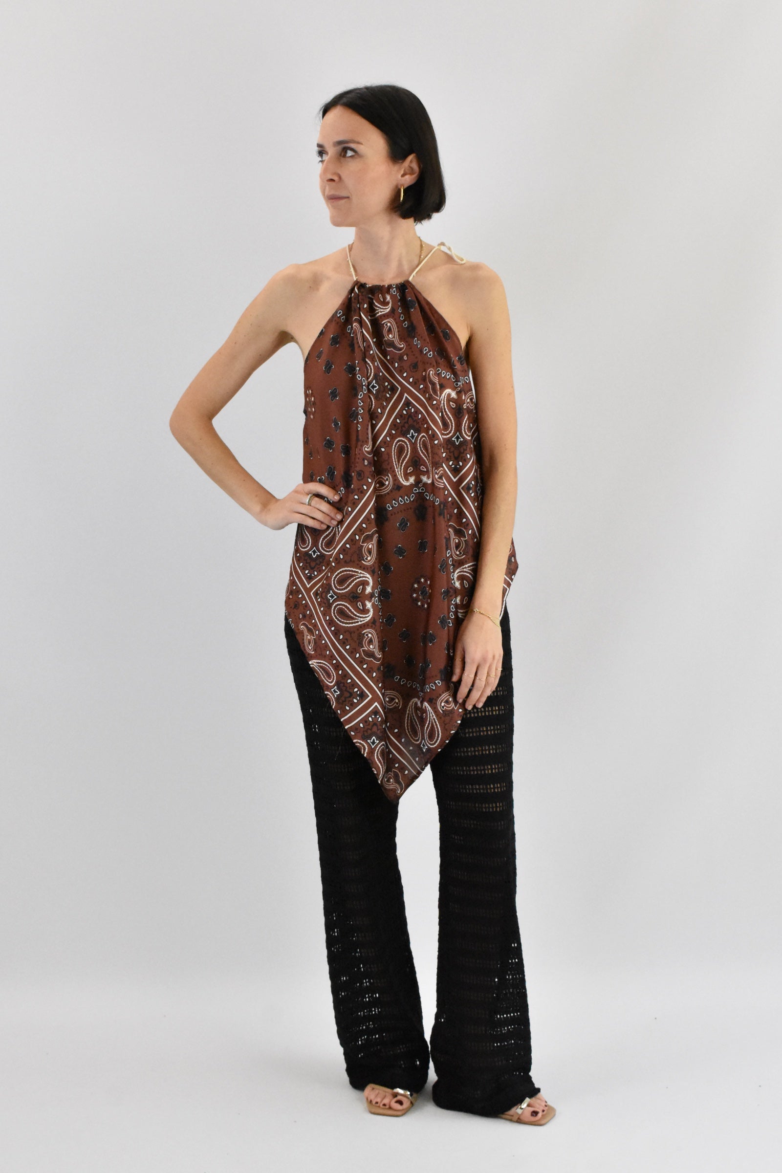 Top fazzoletto bandana