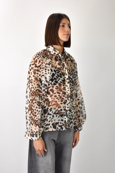 Camicia animalier voile