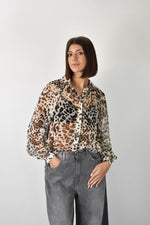 Camicia animalier voile