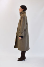 Cappotto lungo quadretti
